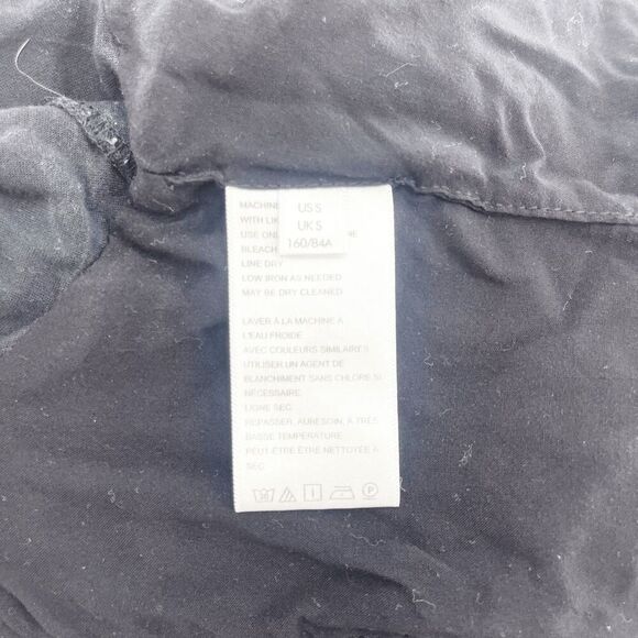 Urban Outfitters Bambi Ruched Cropped Blouse Womens Size S Black Puff Sleeve - Picture 4 of 6